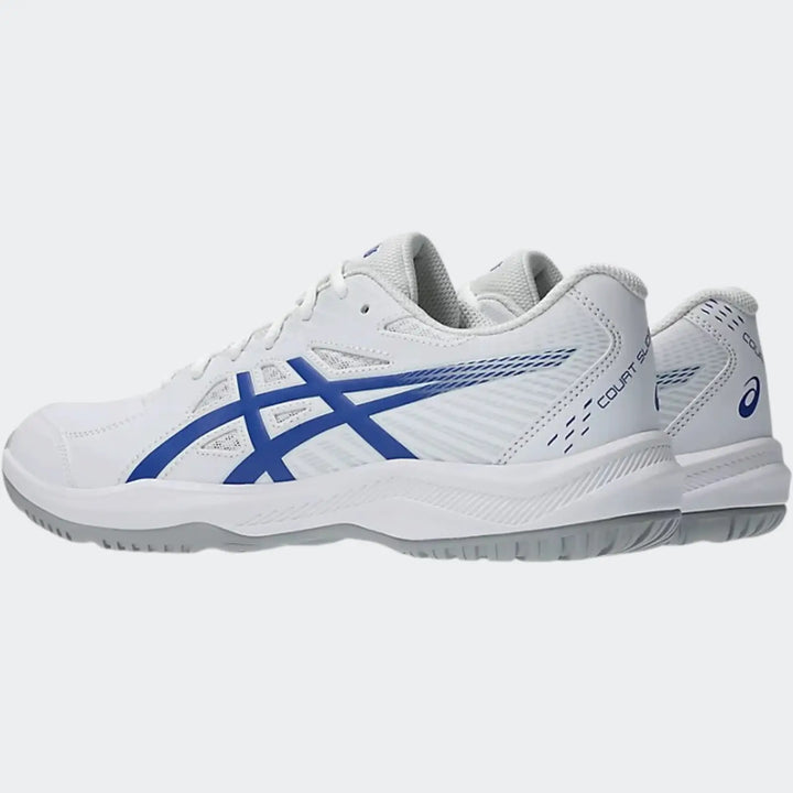 Court Slide 4 White Sneakers
