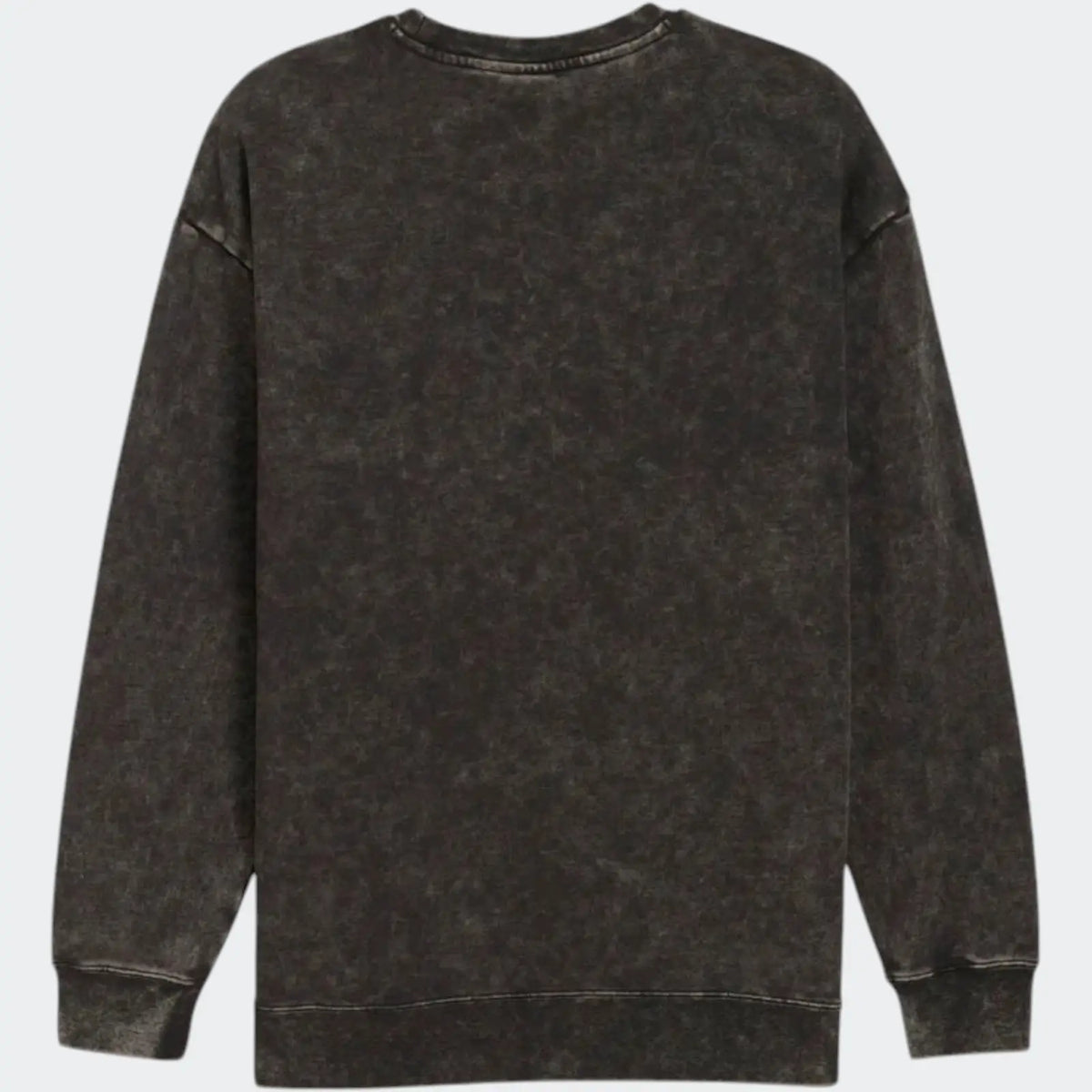 Ess Elevated Relaxed Wash Crew Black Sweatshirts