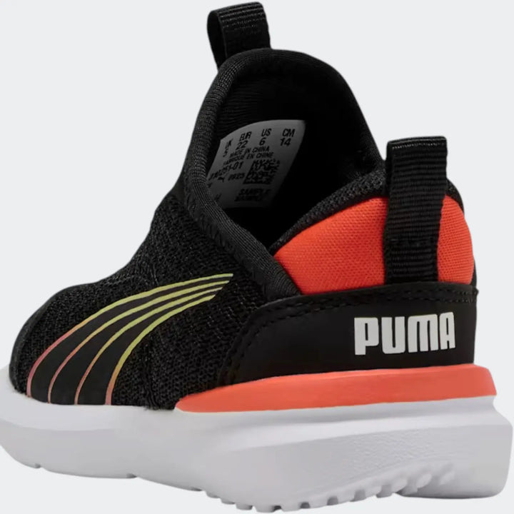 Kruz Sliptech Infants Black Sneakers