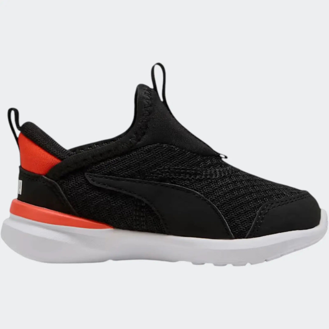 Kruz Sliptech Infants Black Sneakers