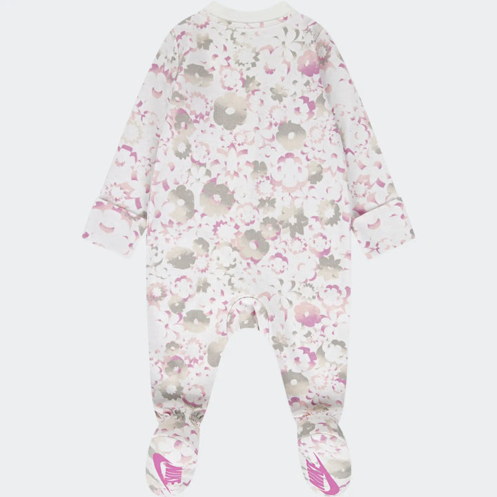 Flow-Ral Aop Footed Coverall White Jumpsuit