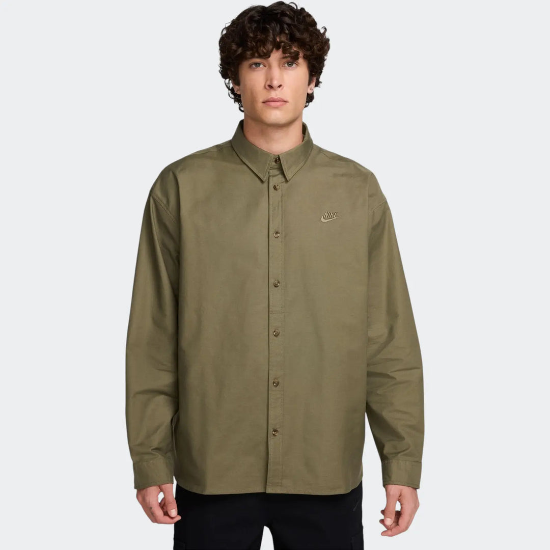 Nike Club Men's Oversized Long-Sleeved Oxford Shirt
