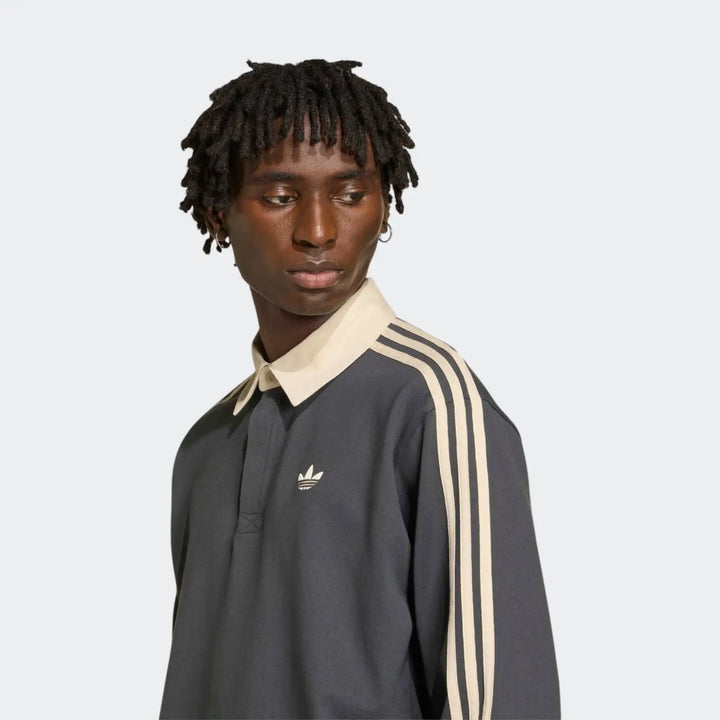 3-Stripes Rugby Longsleeve Polo