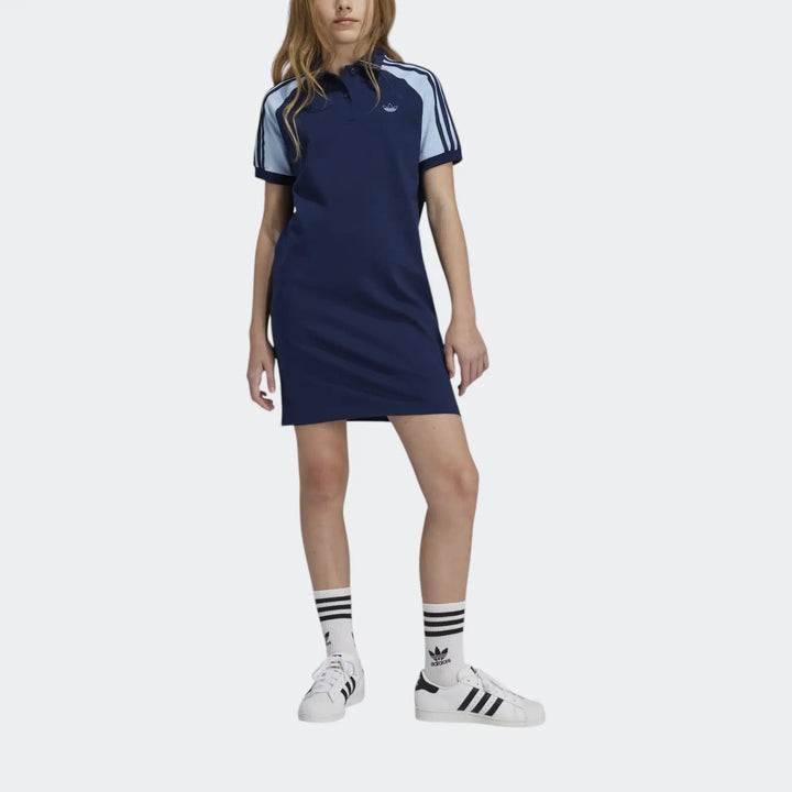 Polo Dress With Colorblock Kids