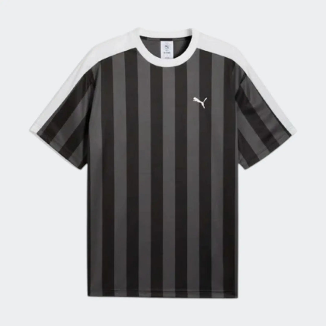 Ess Relaxed Stripped Football Jsy Black Jersey