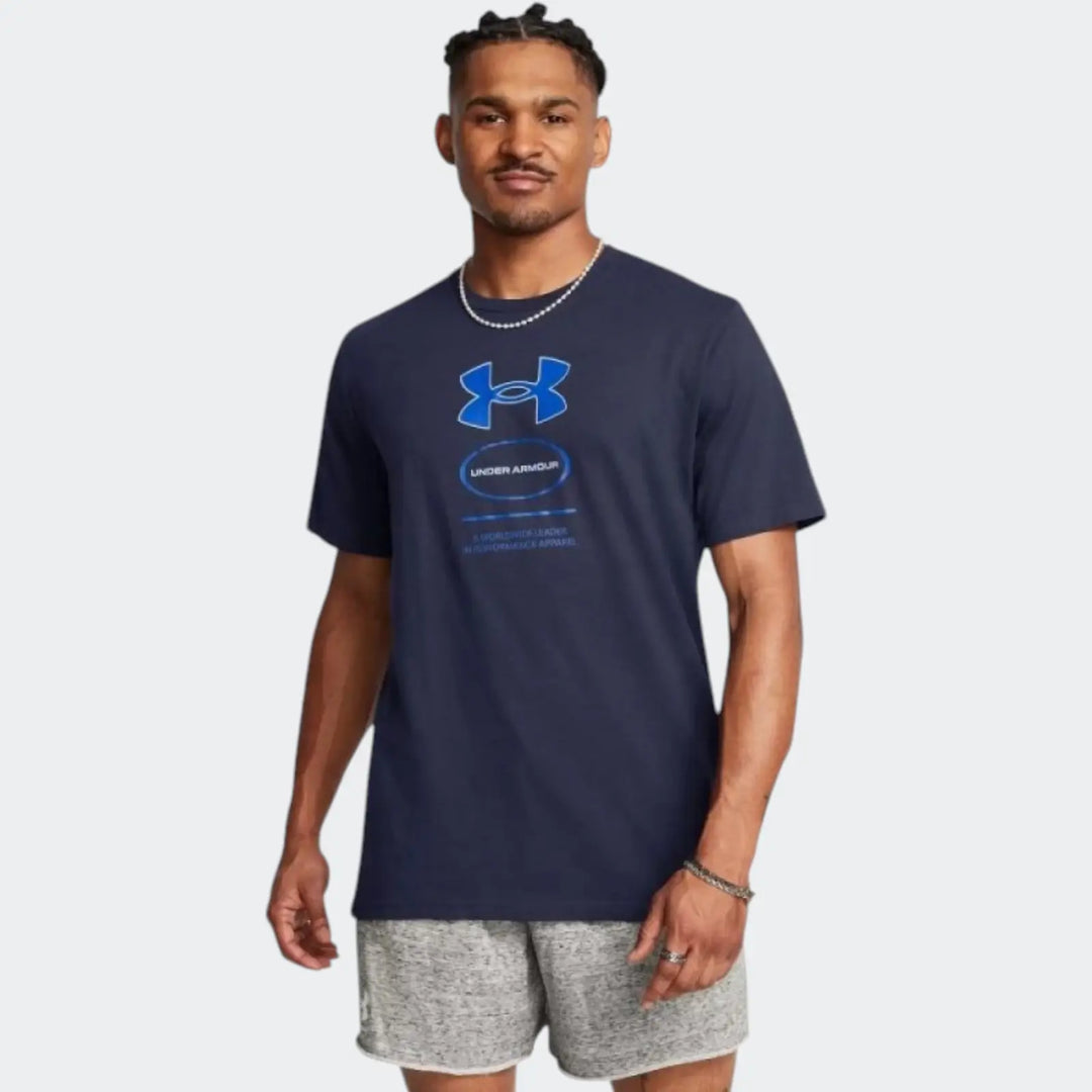 Ua Core Novelity Graphic Blue T-Shirt