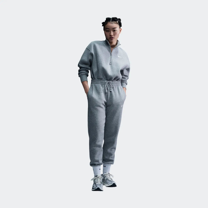 W Nsw Phnx Flc Mr Pant Std Grey Sweatpants