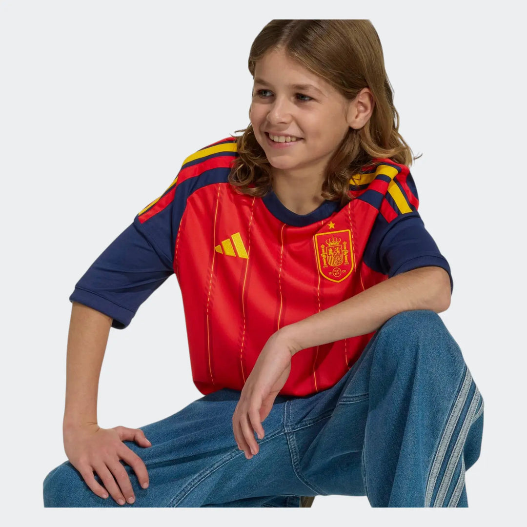 Spain 26 Home Youth Jersey