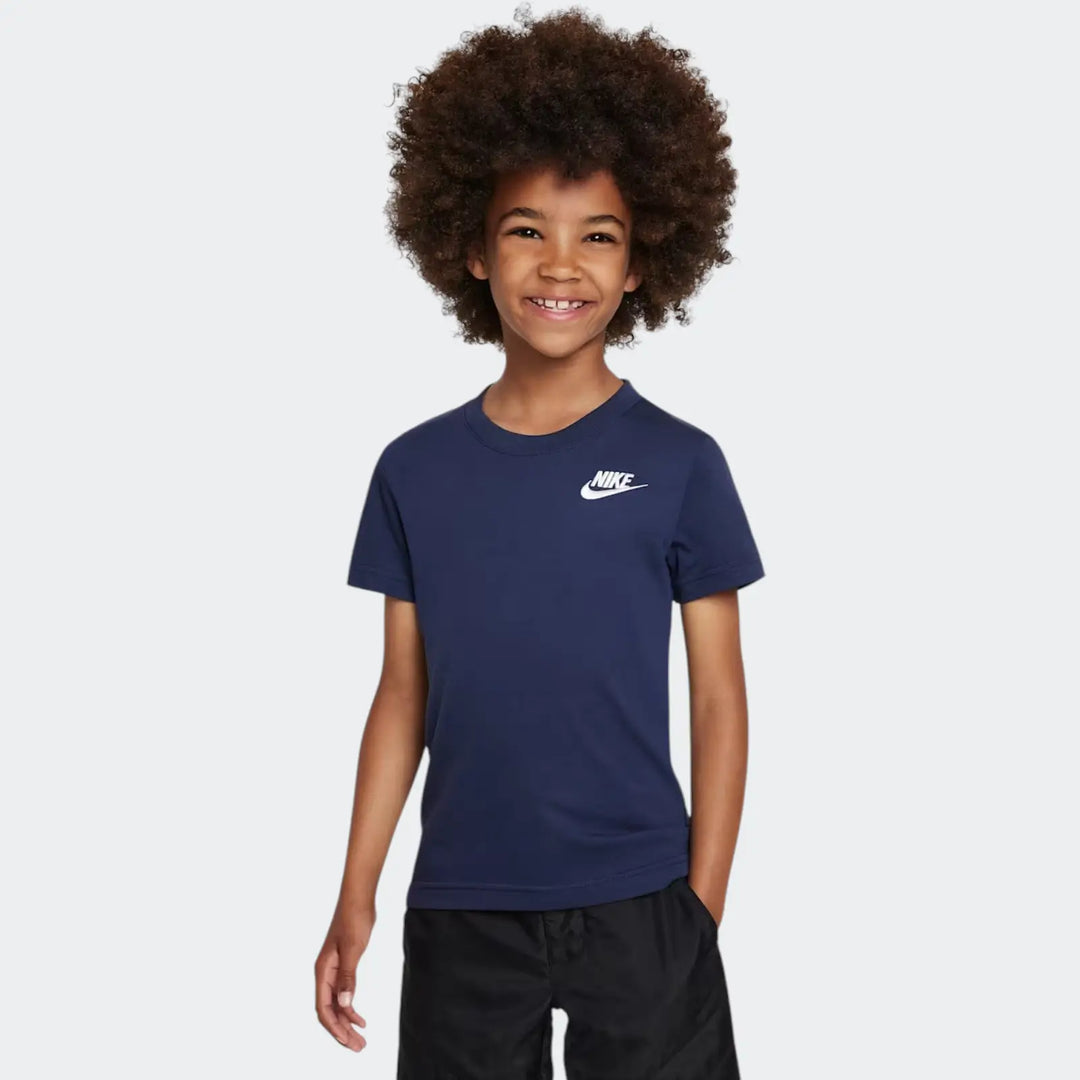 Nkn Nsw Embroid Futura Tee Blue T-Shirts