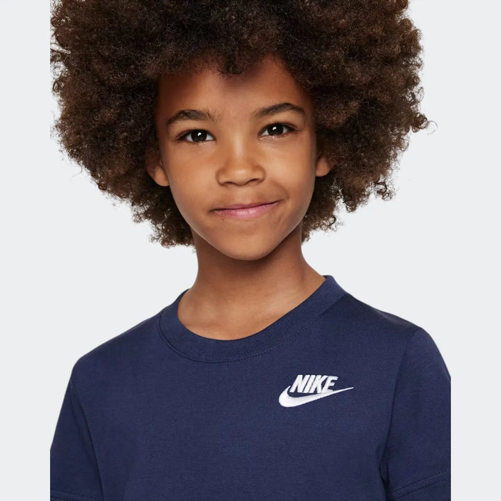 Nkn Nsw Embroid Futura Tee Blue T-Shirts
