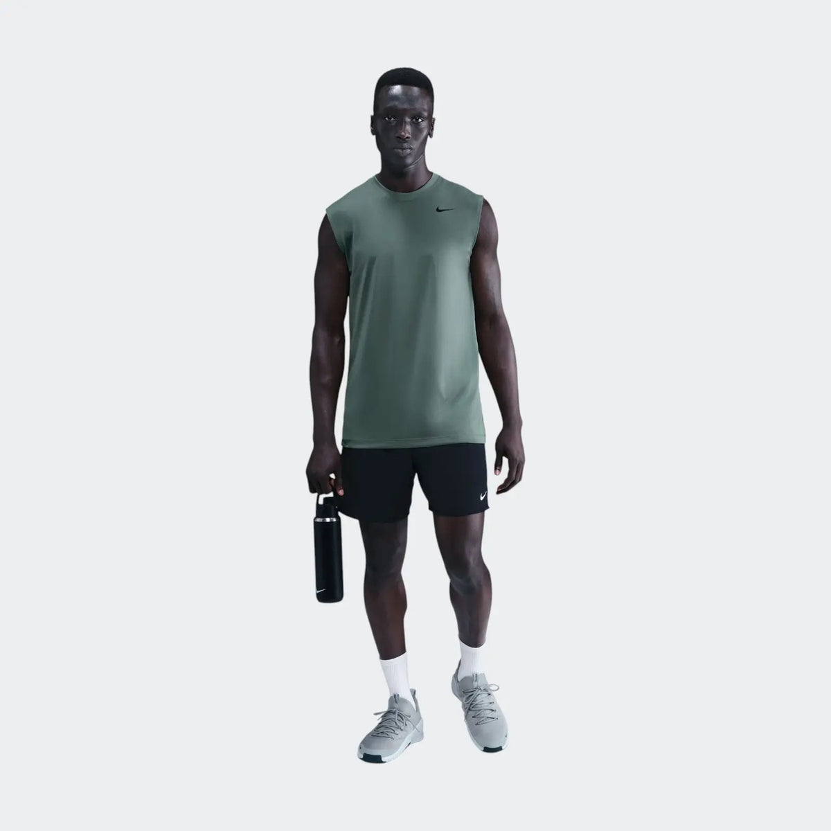 M Nk Df Tee Rgld Sl Reset Green Tops