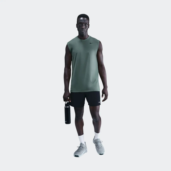 M Nk Df Tee Rgld Sl Reset Green Tops