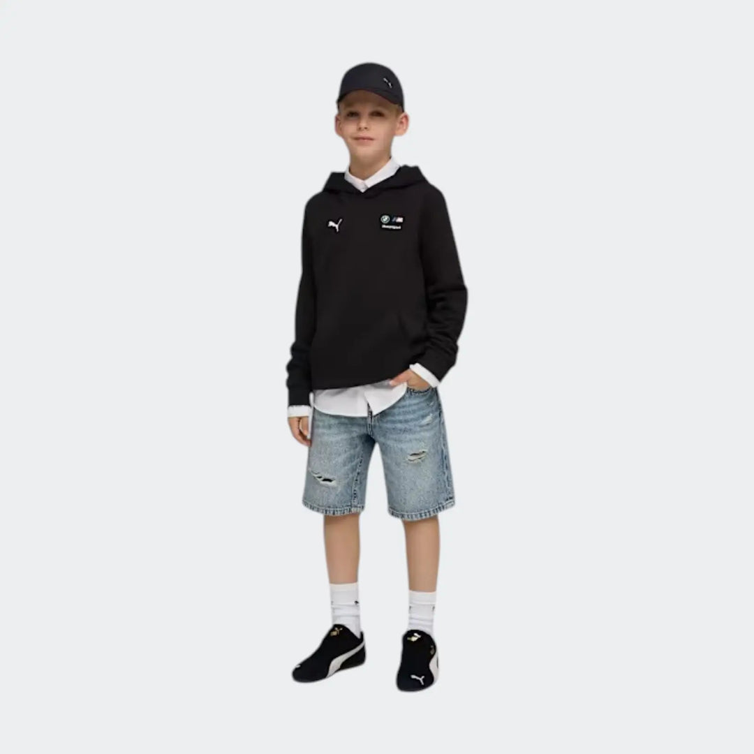 Bmw Mms Kids Ess Hoodie Black Hoodies