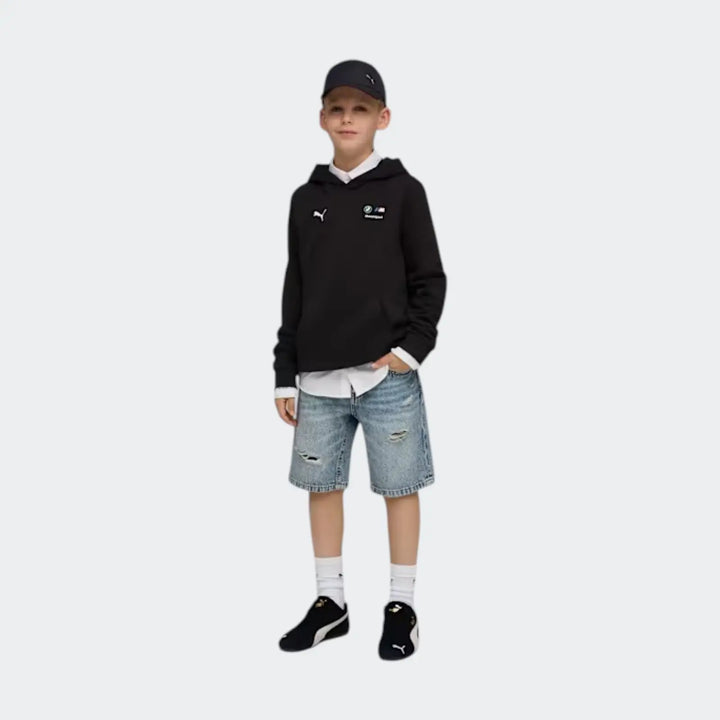 Bmw Mms Kids Ess Hoodie Black Hoodies
