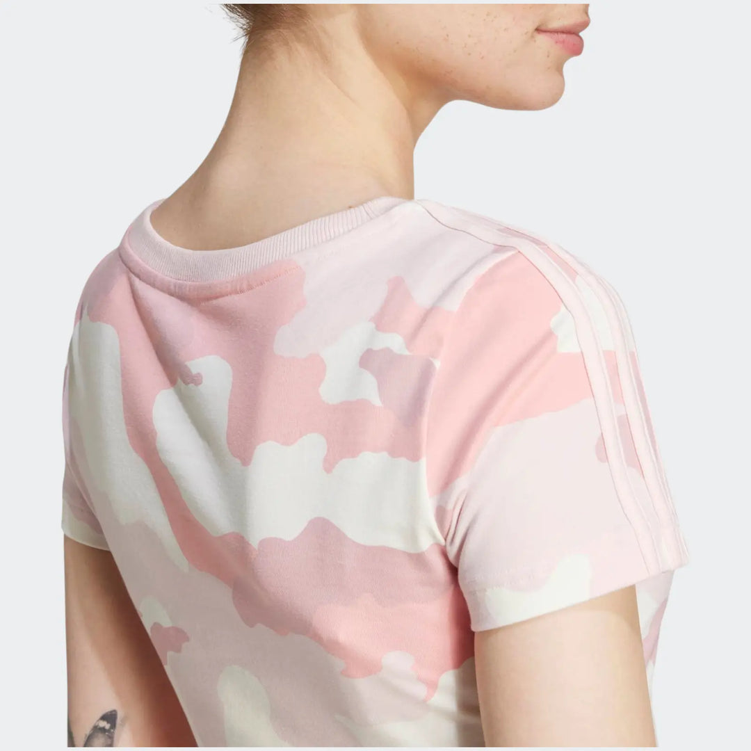 Essentials 3-Stripes Camo Print Baby T-Shirt
