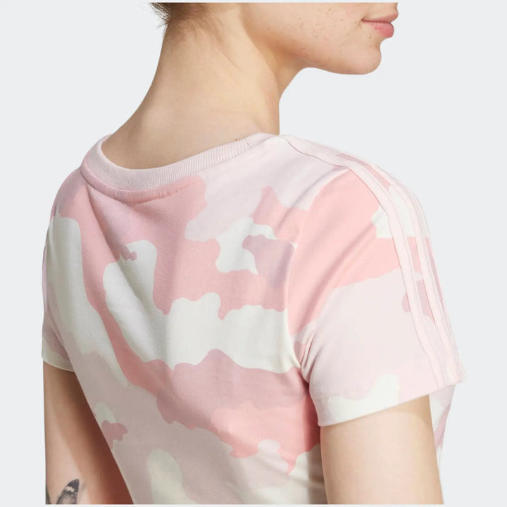 Essentials 3-Stripes Camo Print Baby T-Shirt