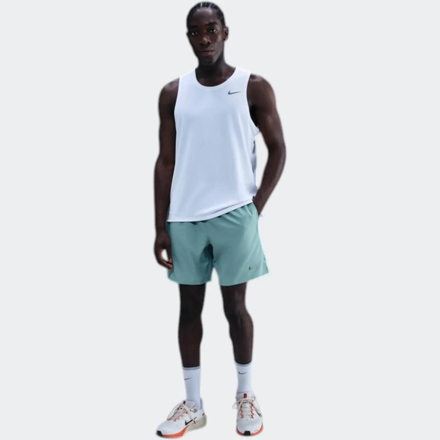 M Nk Df Challenger 7Ul Short Green Shorts