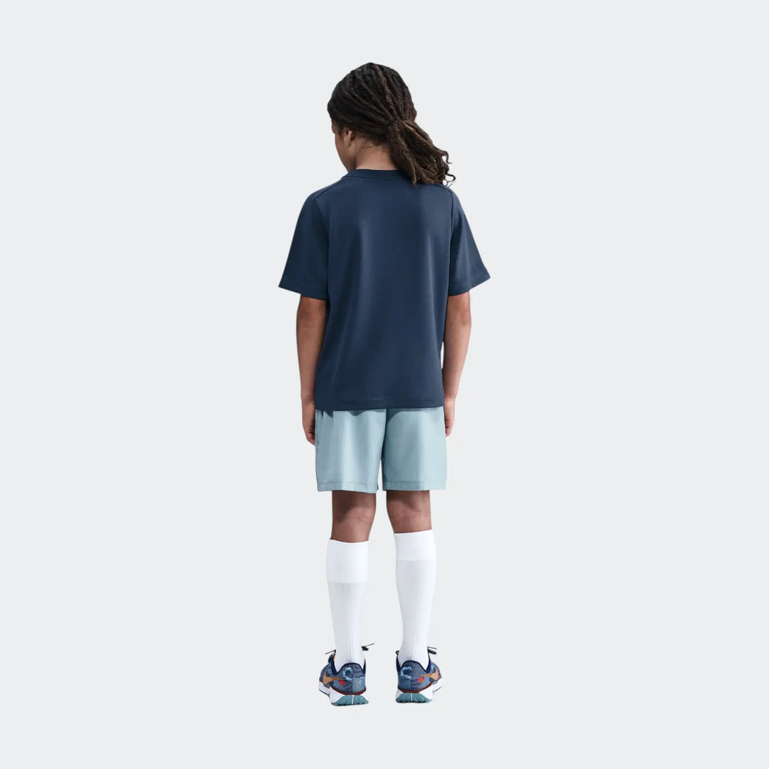 B Nk Df Multi Ss Top Hbr Blue Tops