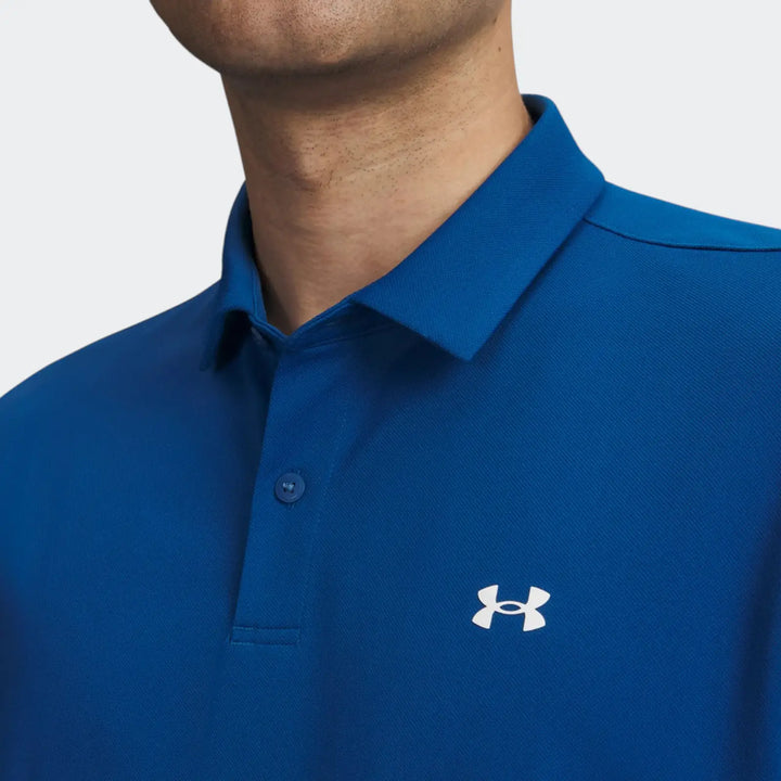 Ua T2G Pique Polo Blue Polo Shirts