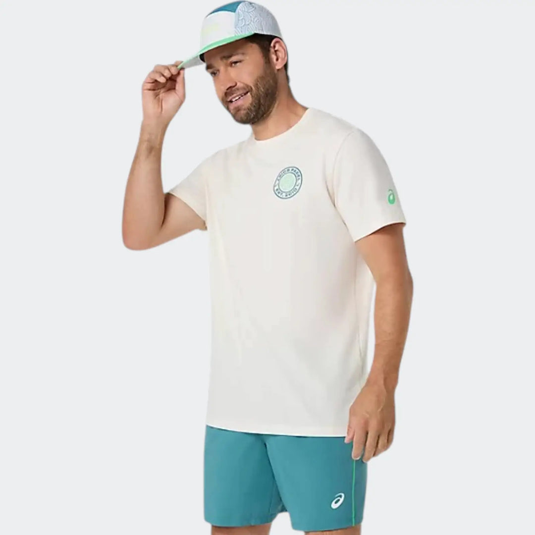 Padel Court Graphic Ss Top White T-Shirts
