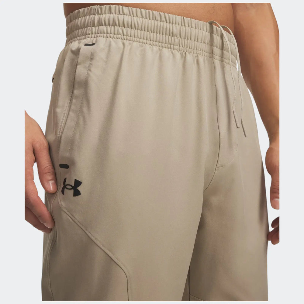 Ua Unstoppable Tapered Pants Beige Pants