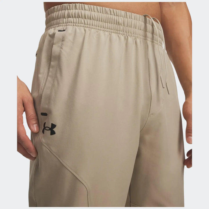 Ua Unstoppable Tapered Pants Beige Pants