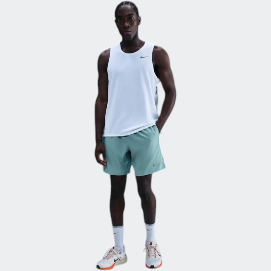 M Nk Df Challenger 7Ul Short Green Shorts
