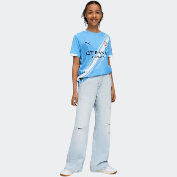 Mcfc Y Hm Jsy 25/26 Blue Jersey