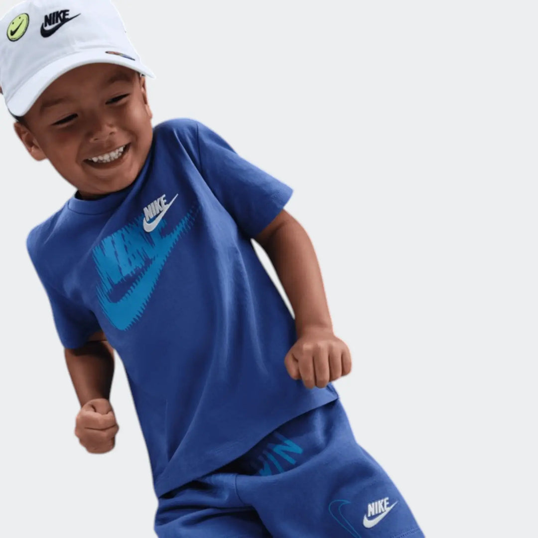 Nkn Club Brand Energy Short Set Blue Shorts