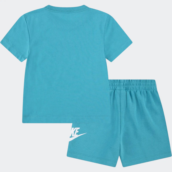 Nike Boys Club T-Shirt & Shorts Set - Blue