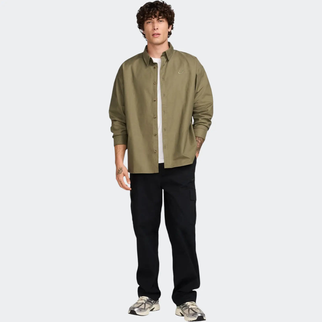 Nike Club Men's Oversized Long-Sleeved Oxford Shirt