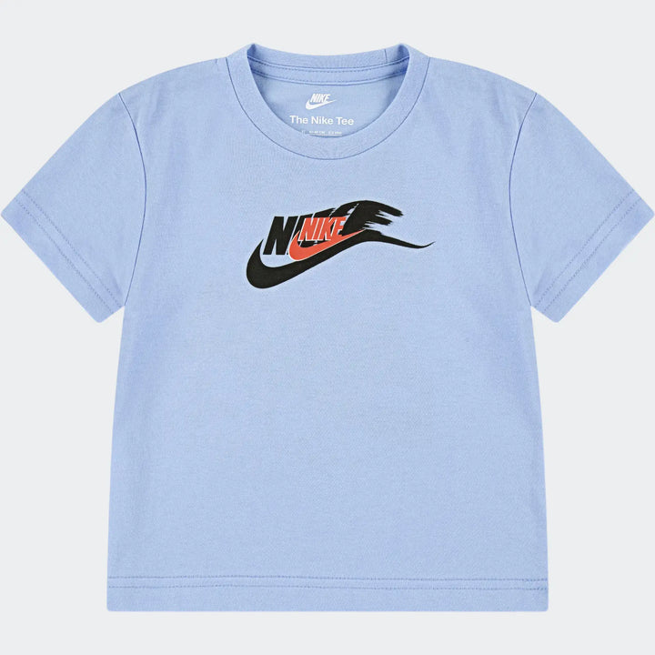 Nike Boys On The Move Basic Short Sleeve T-Shirt - Blue