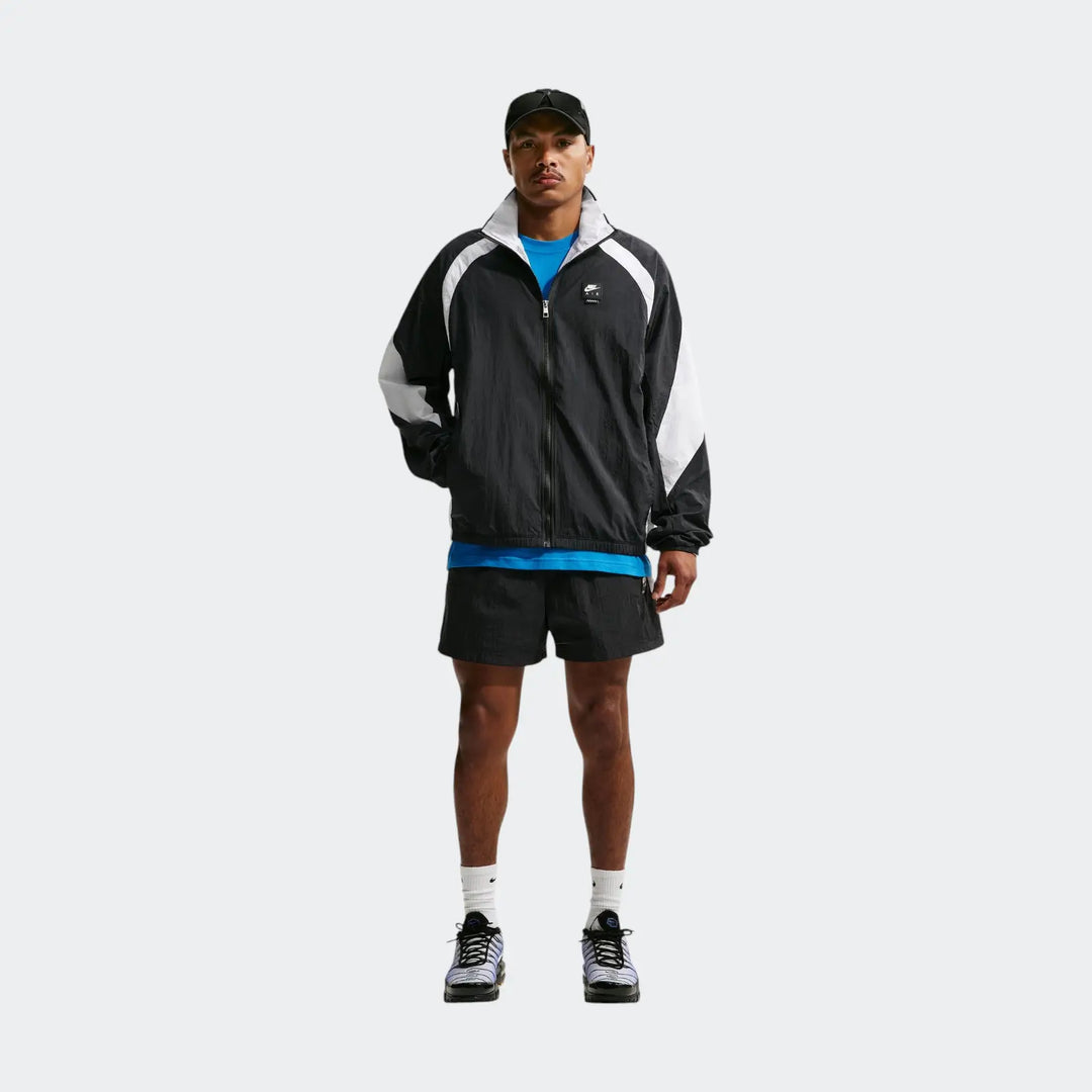 M Nike Air Woven Track Jacket Black Trackjackets