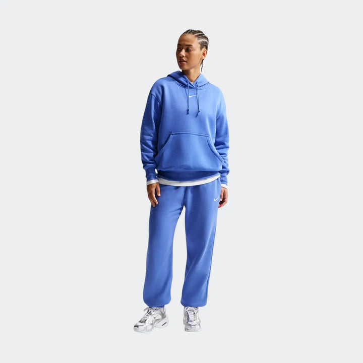 W Nsw Phnx Flc Hr Os Pant 2 Blue Sweatpants