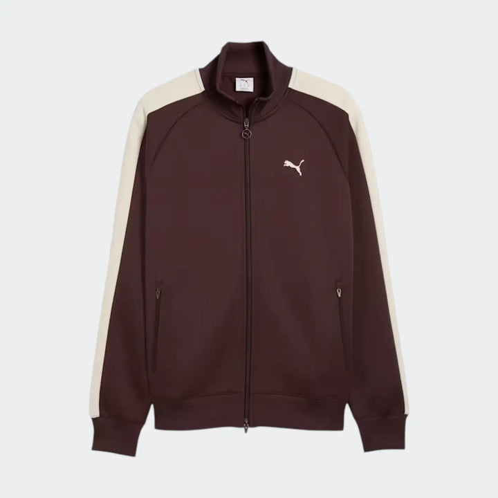 T7 Always On Track Jacket Brown Trackjackets