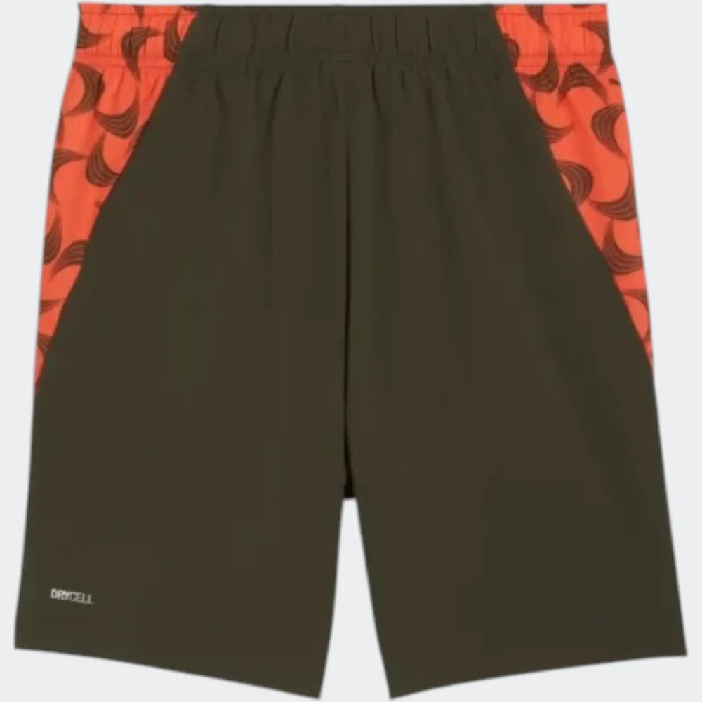 Active Sports Woven Aop Green Shorts