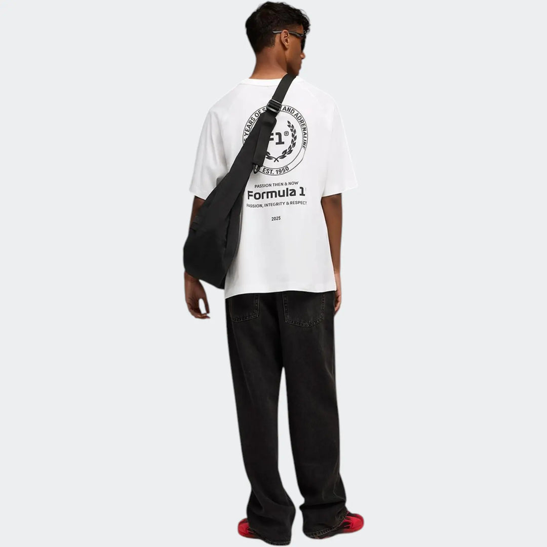 F1 Tee 75Yrs Relaxed White T-Shirts