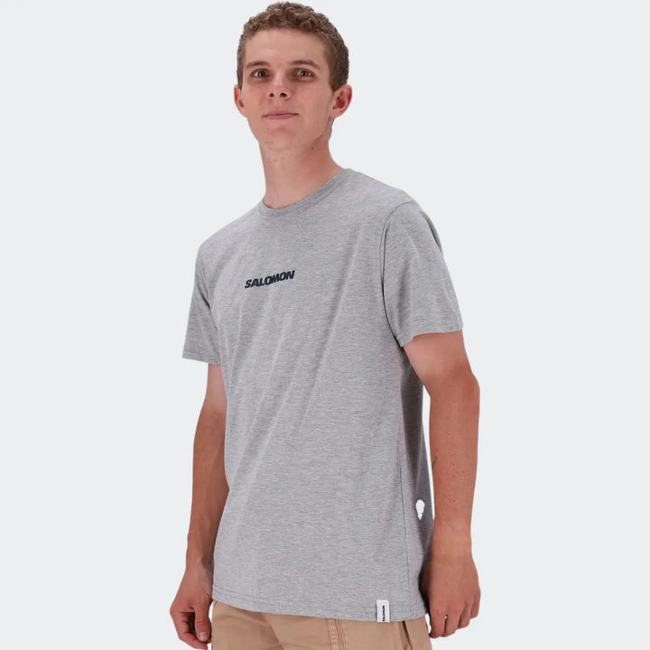 Logo Ss Tee Grey T-Shirts