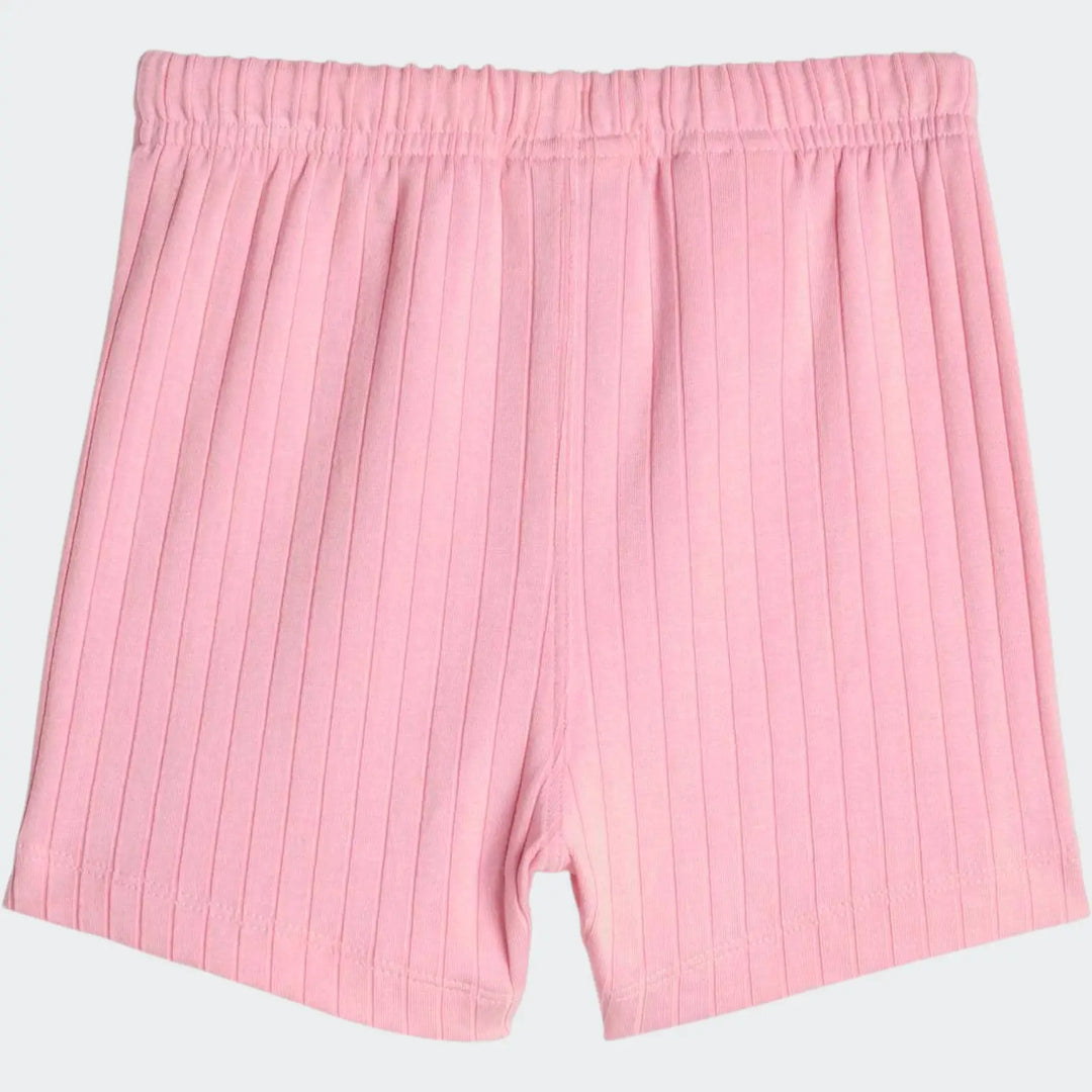 Regular Wide Rib Short T-Shirt Set