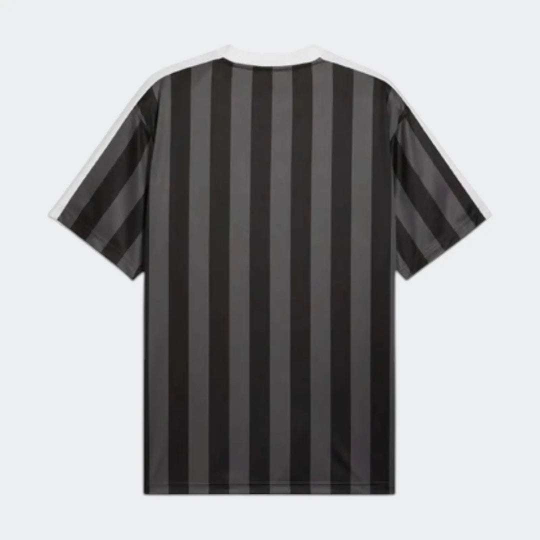 Ess Relaxed Stripped Football Jsy Black Jersey