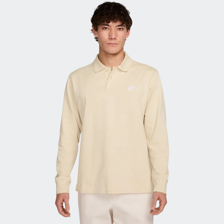 Nike Club Men's Long-Sleeve Knit Polo