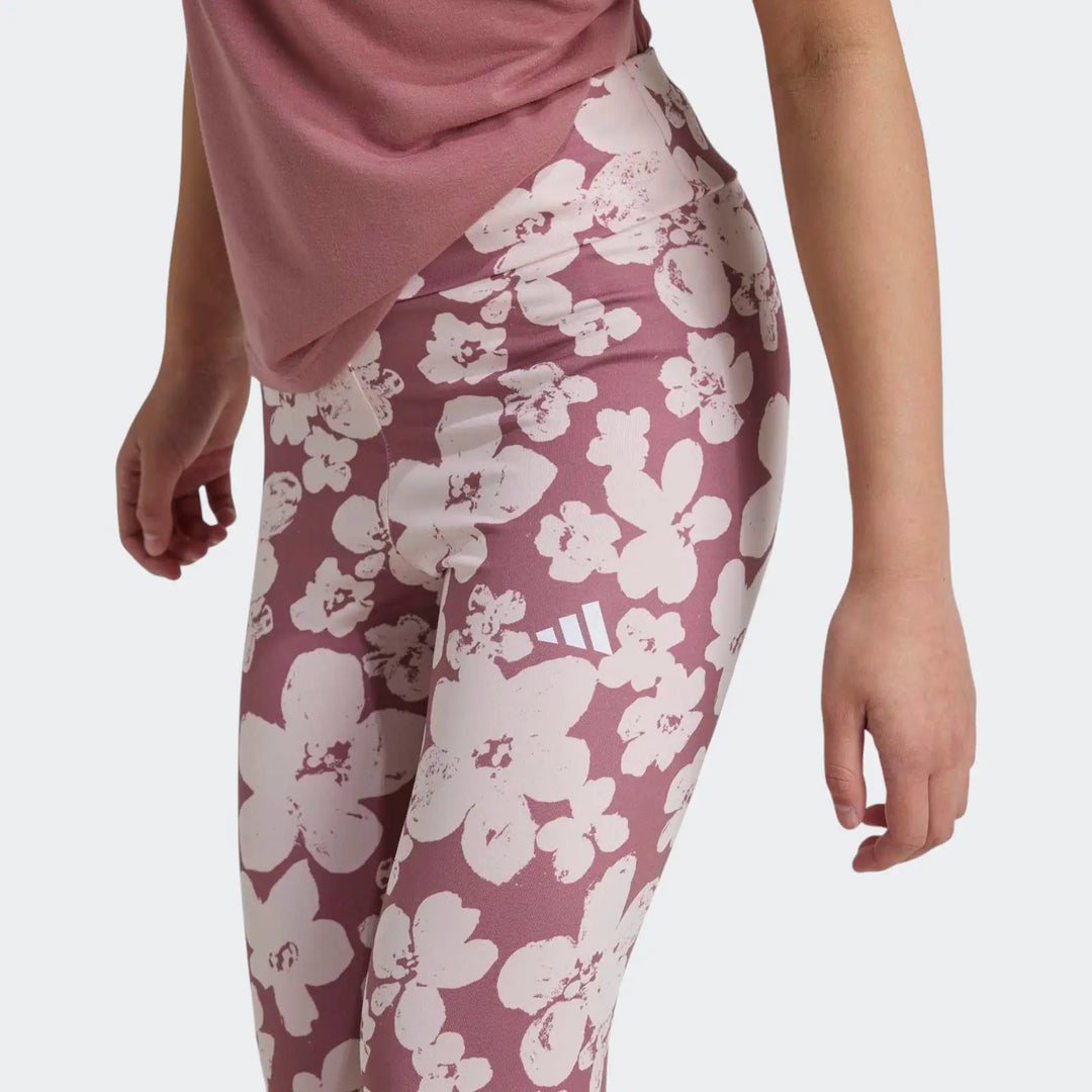 Train Essentials Seasonal Printed High Waisted 7/8 Training Leggings Kids