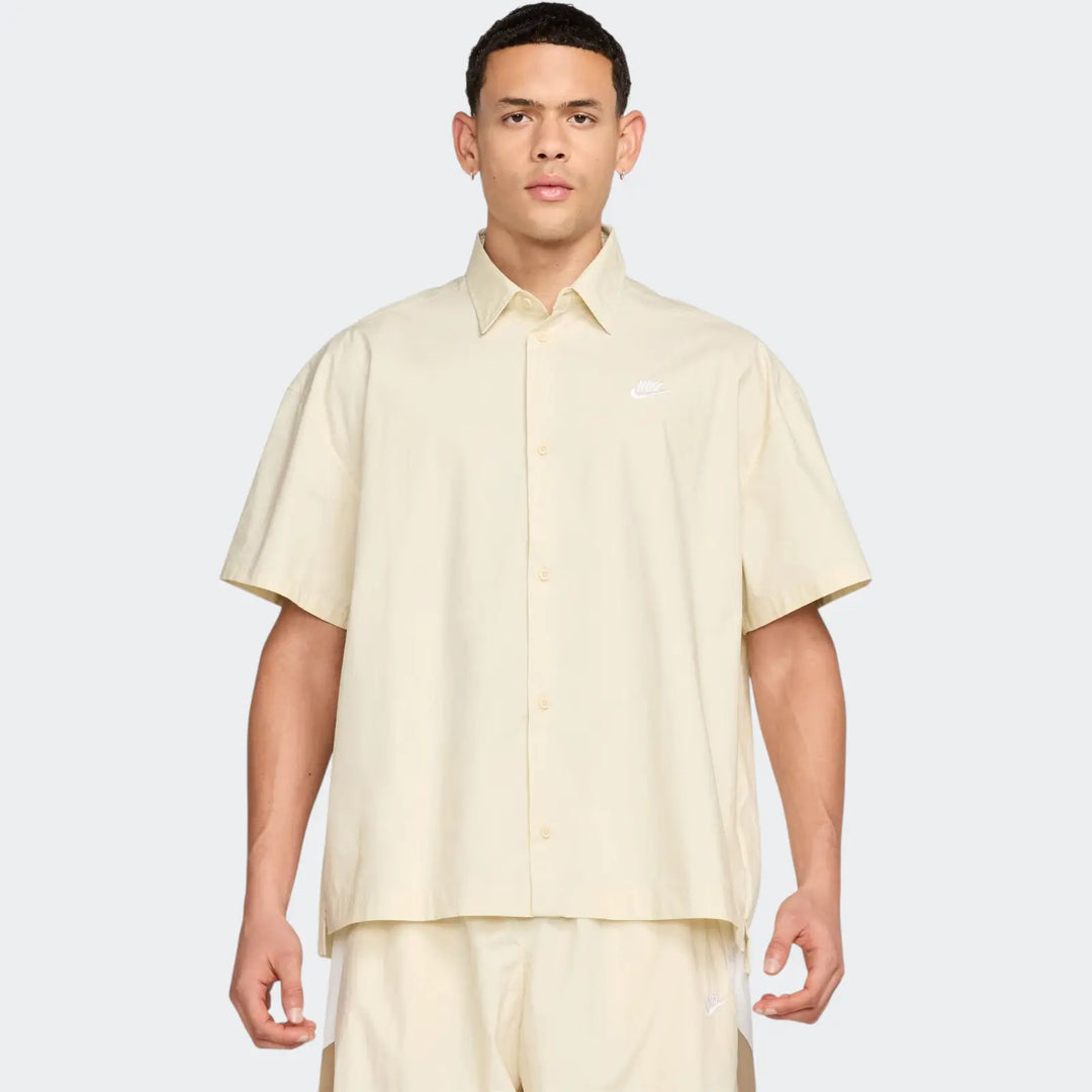 Nike Club Men'S Short-Sleeve Button-Up Shirt