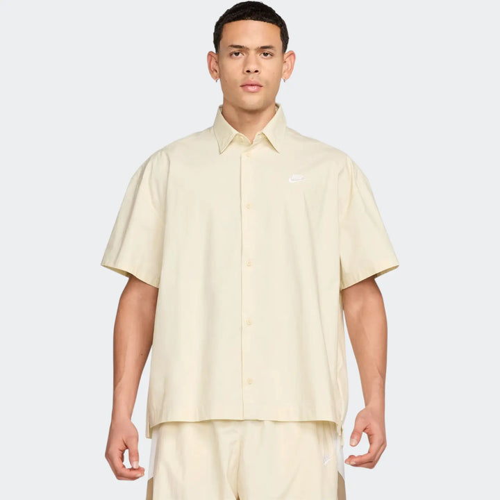 Nike Club Men'S Short-Sleeve Button-Up Shirt