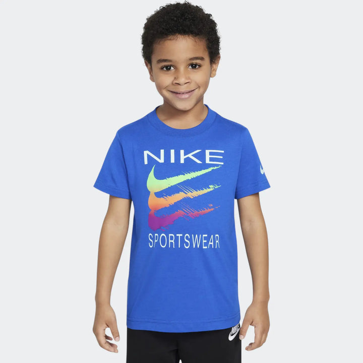 Nkb Nike Sportwear Swoosh Tee Blue T-Shirts