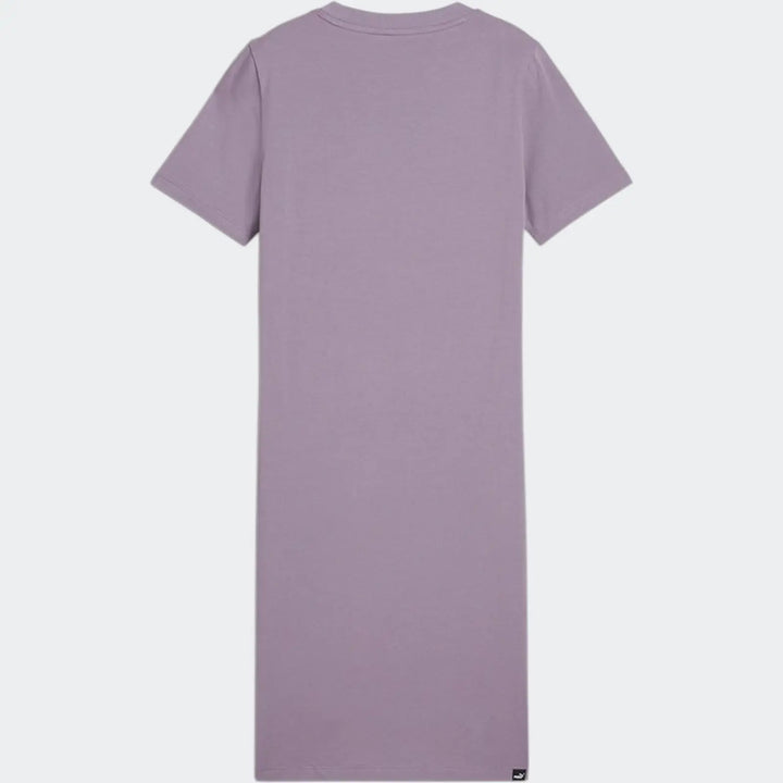 Ess Slim Tee Dress Purple Dresses