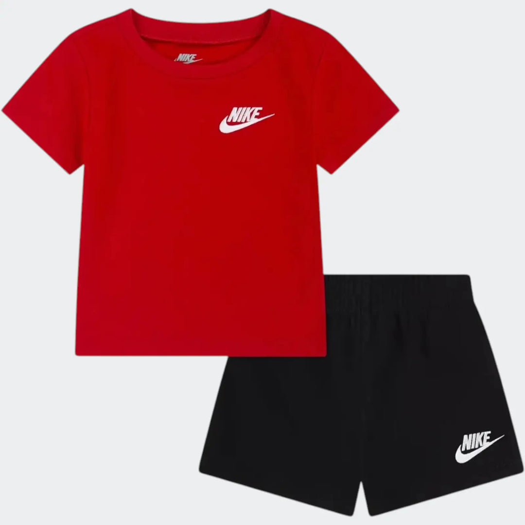 Nkn Club Lbr Knit Short Set Red Shorts