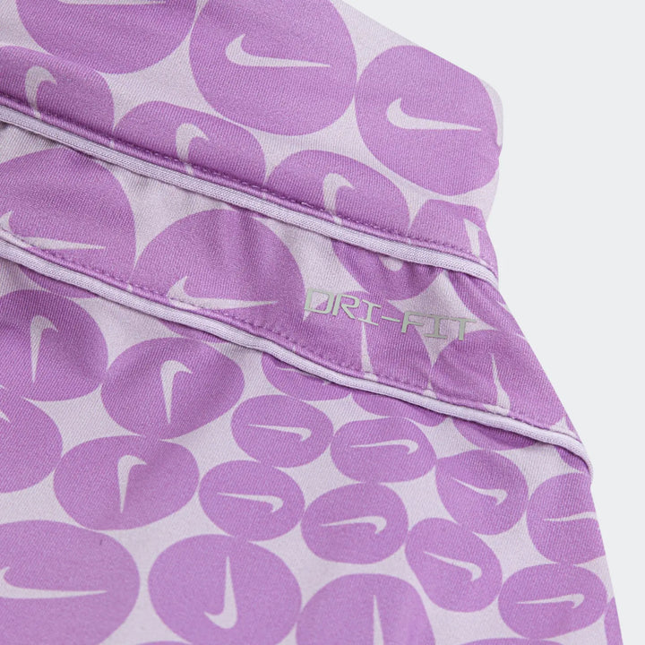 Nike Girls Essentials Allover Print Scooter Set - Purple