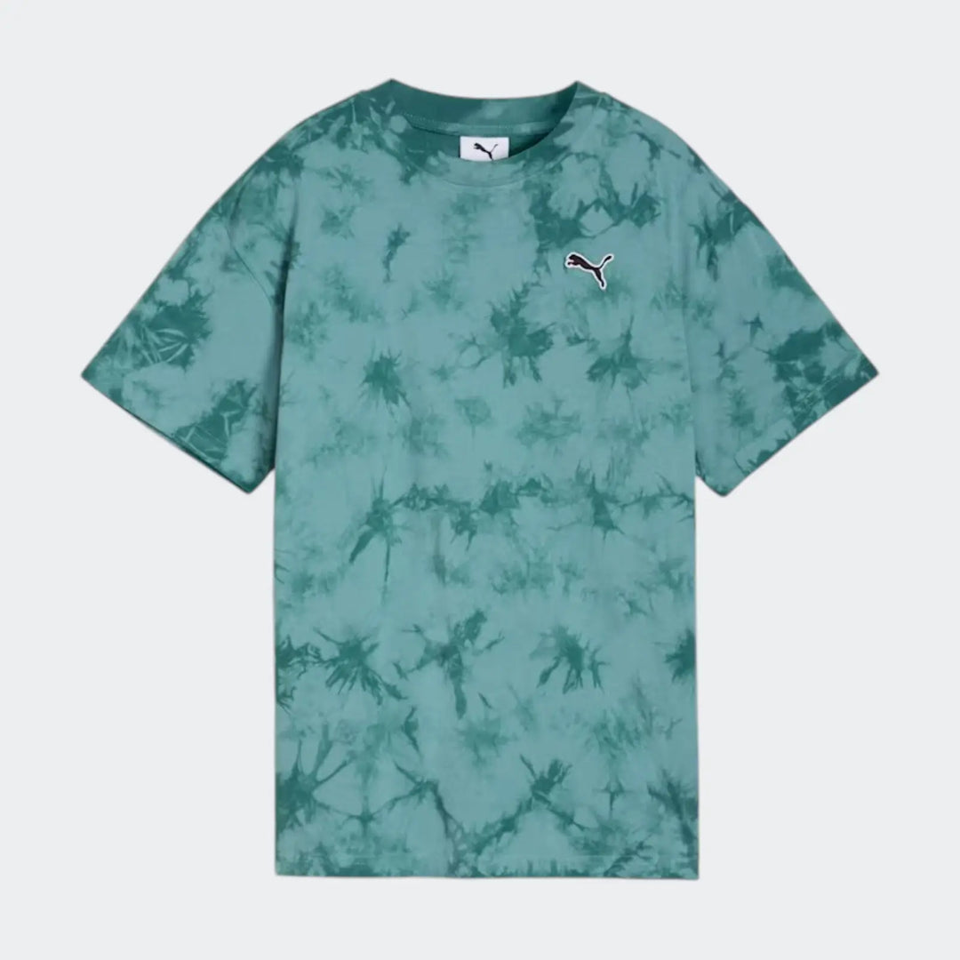 Ess Elevated Relaxed Tie-Dye Tee Green T-Shirts