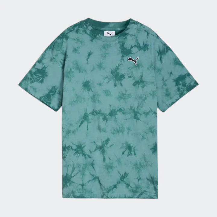 Ess Elevated Relaxed Tie-Dye Tee Green T-Shirts
